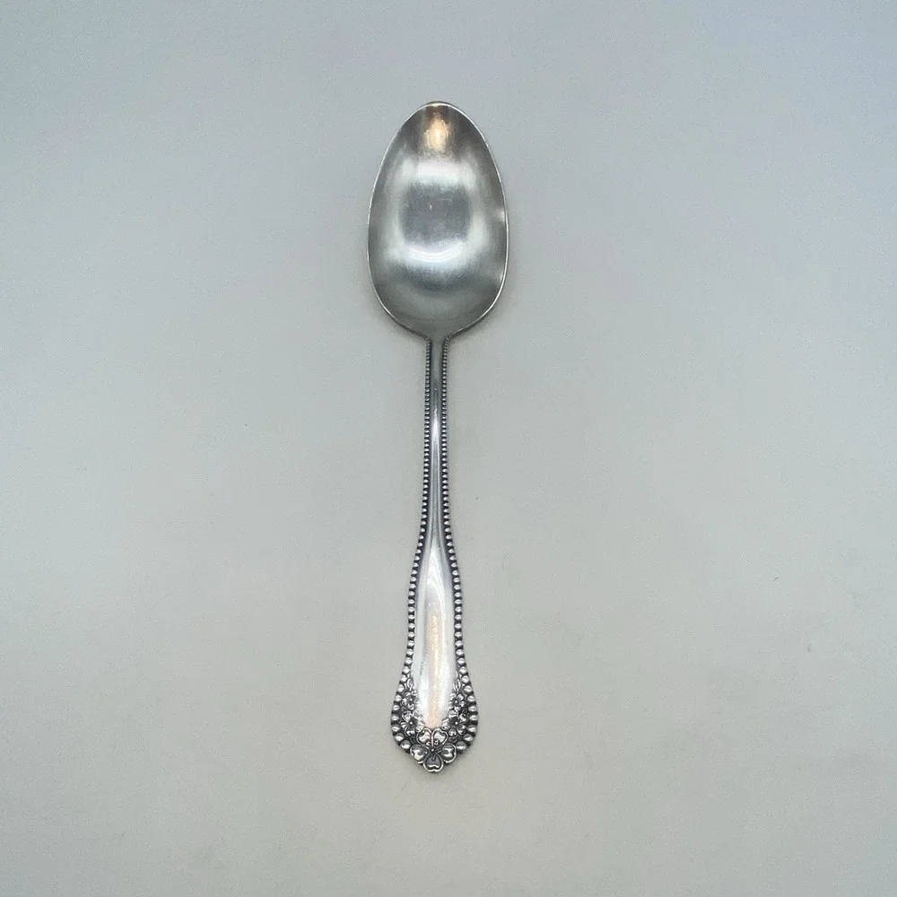1896 Wm Rogers & Son AA Silver Plate‎ Serving Spoon 